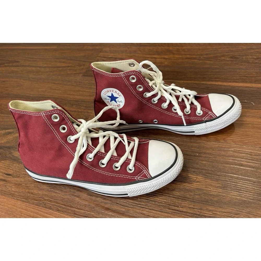 Converse Chuck Taylor All Star High Maroon Men's Size 7 Women's Size 9 M9613